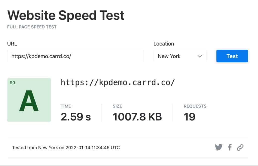 Geschwindigkeitstest (New York)