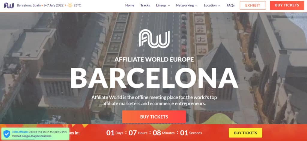 Afiliat World Barcelona