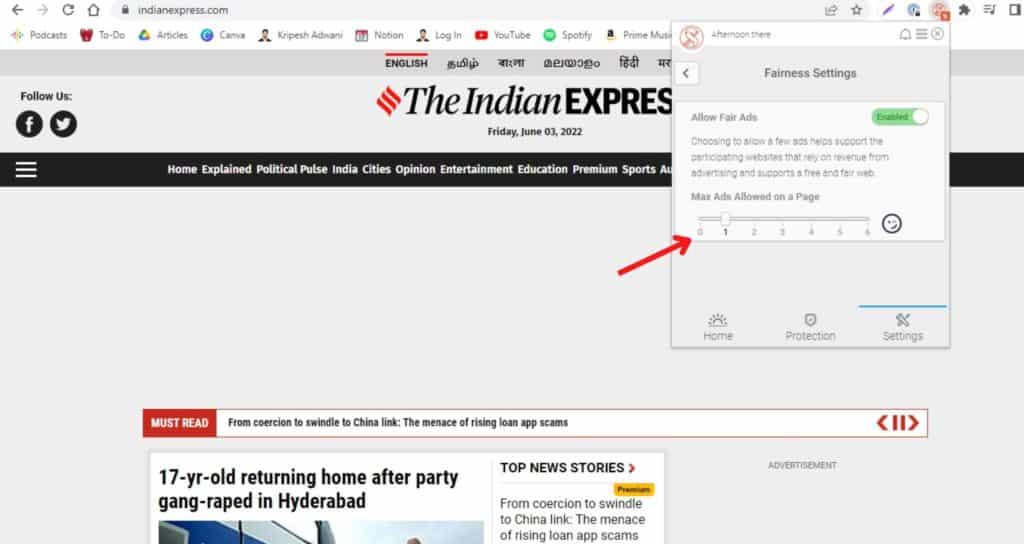 Iklan Adil AdBlocker Adil