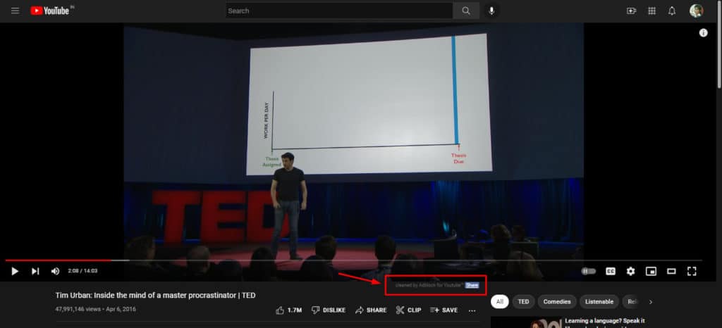 Menggunakan AdBlock untuk YouTube