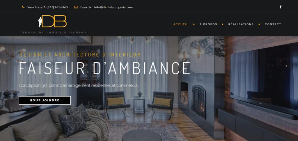 Denis Bourgeois Design-Website