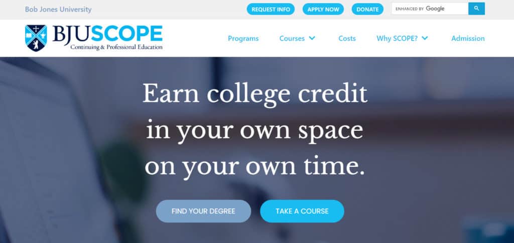 BJU Scope-Website