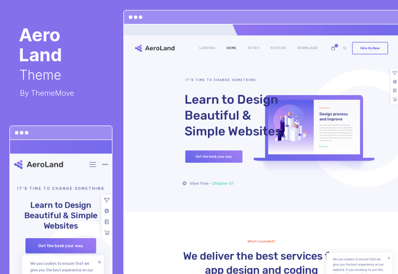 AeroLand Theme - App Landing Software Website WordPress Theme