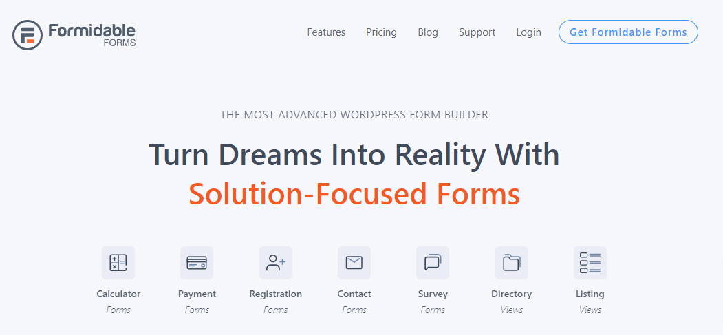 Formidable Forms - إضافات تصويت WordPress
