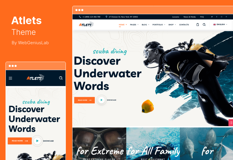 Tema Atlets - Tema WordPress Extreme e Outdoors