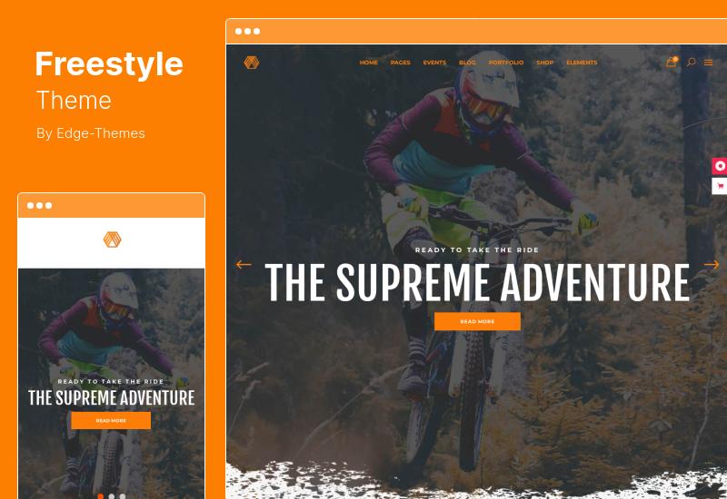 Tema Freestyle - Tema WordPress de esportes radicais