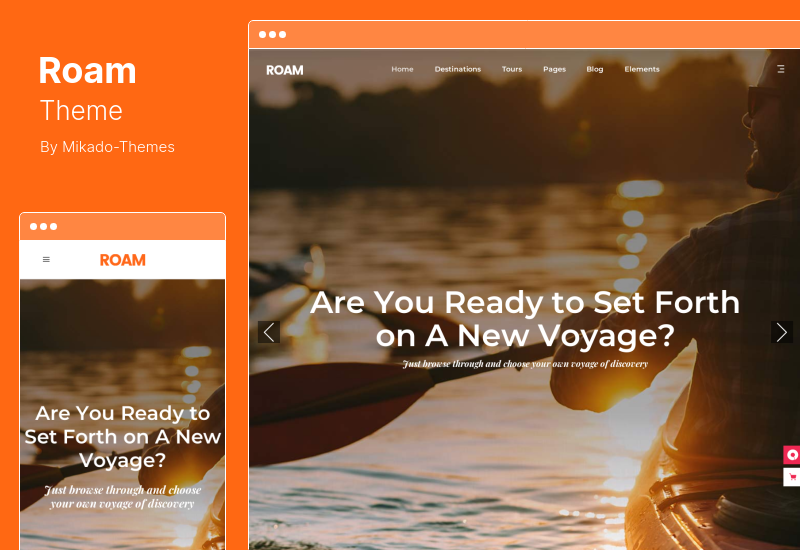 Tema Roam - Tema WordPress de Viagens e Turismo