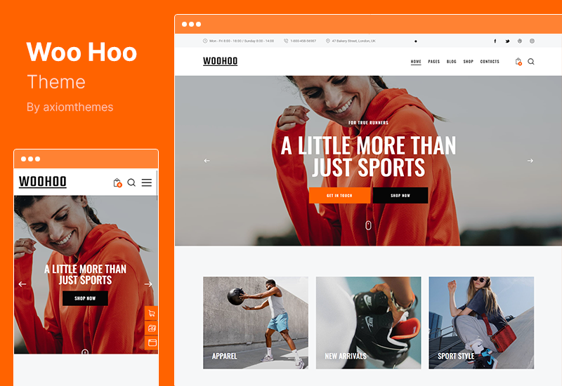 Tema Woo Hoo - Tema WordPress para esportes radicais e atividades ao ar livre