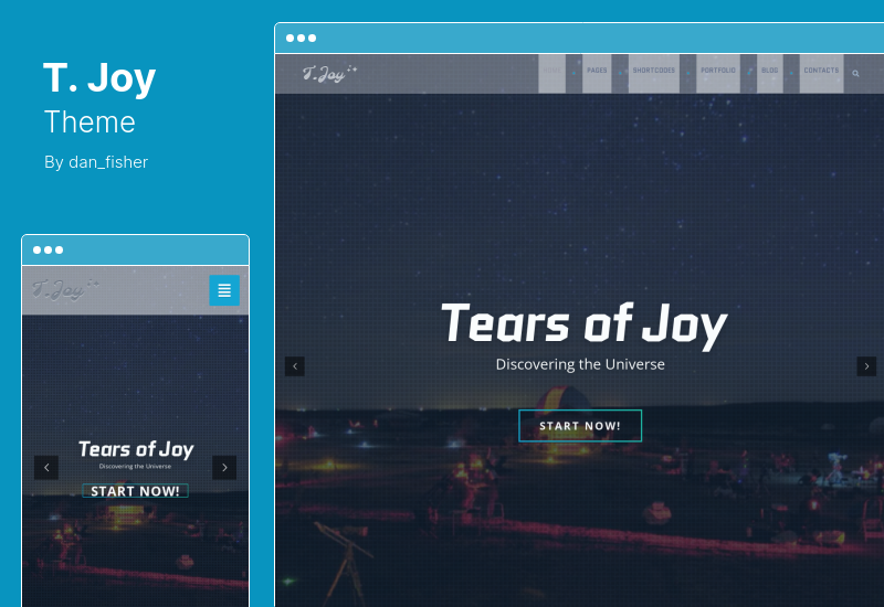 T.Joy 主題 - 天文 WordPress 主題