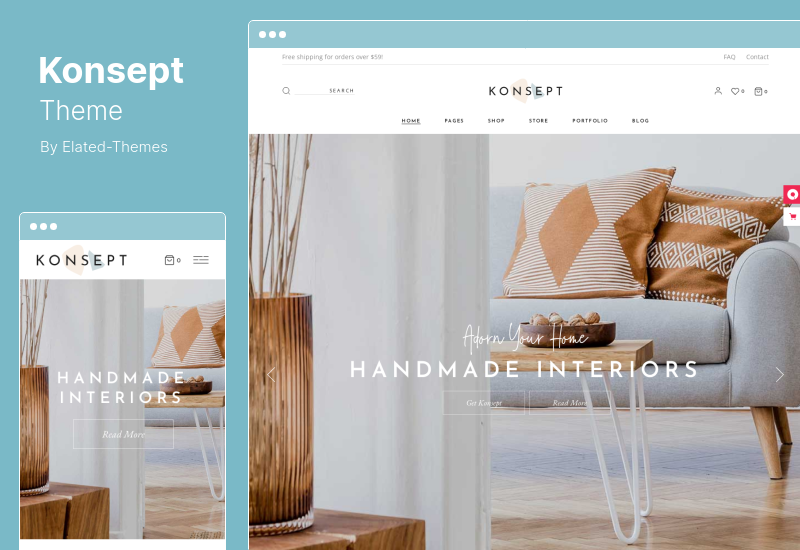Thème Konsept - Thème WordPress pour magasin de meubles