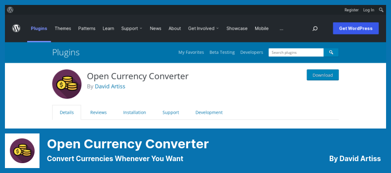 Plugin Open Currency Converter - Converta moedas sempre que quiser