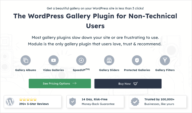 Modula WordPress 이미지 갤러리 플러그인
