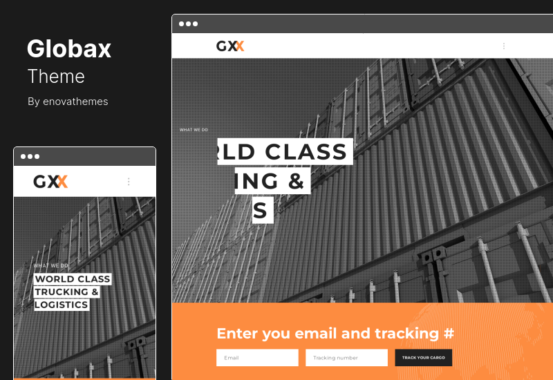 Globax-Thema – Logistik-WordPress-Thema