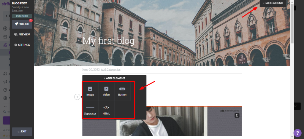 Surprinzător Blog Editor