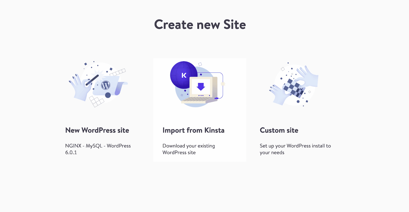 Laden Sie die bestehende Kinsta-Site herunter