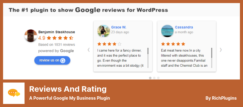 Плагин отзывов и оценок — мощный плагин Google My Business