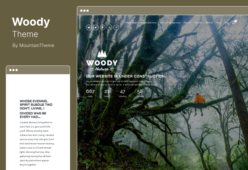 Woody Theme - Tema exclusivo de WordPress próximamente