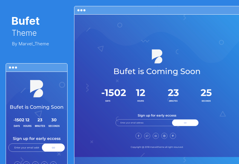 Bufet Theme - Tema de WordPress de aterrizaje de aplicaciones y software multiconcepto