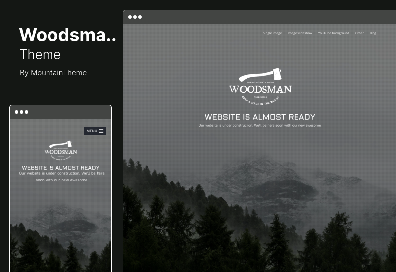 Woodsman Theme - Tema exclusivo de WordPress próximamente