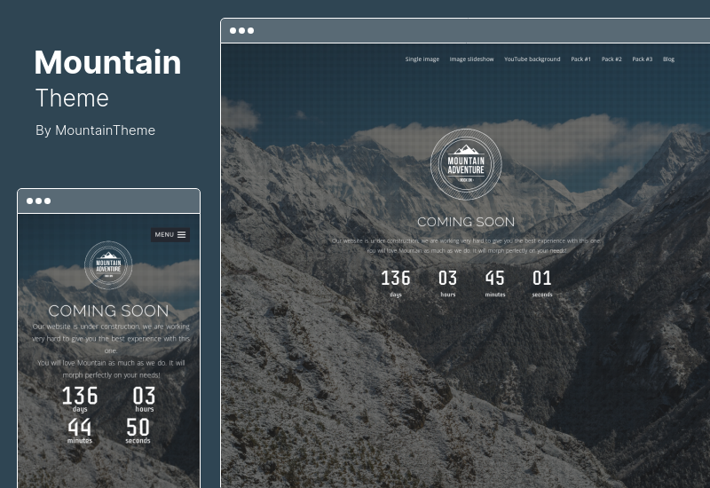 Mountain Theme - Tema exclusivo de WordPress próximamente