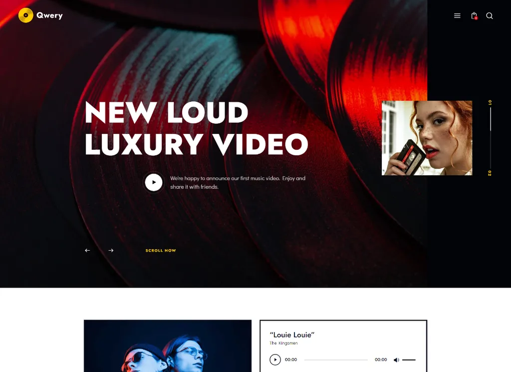 Qwery | Tema WordPress aziendale multiuso + RTL