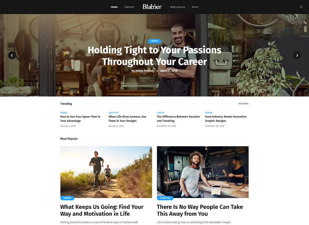 Blabber | All-in-One Elementor Blog i magazyn informacyjny Motyw WordPress + RTL