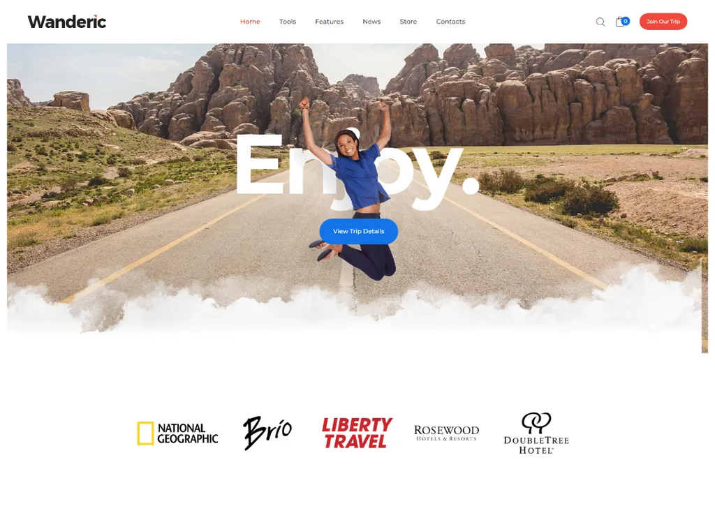 Wanderic | Motyw WordPress na temat bloga podróżniczego i stylu życia