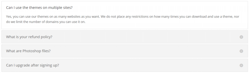 アコーディオンの例