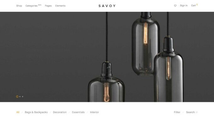 Motyw Savoy WooCommerce.