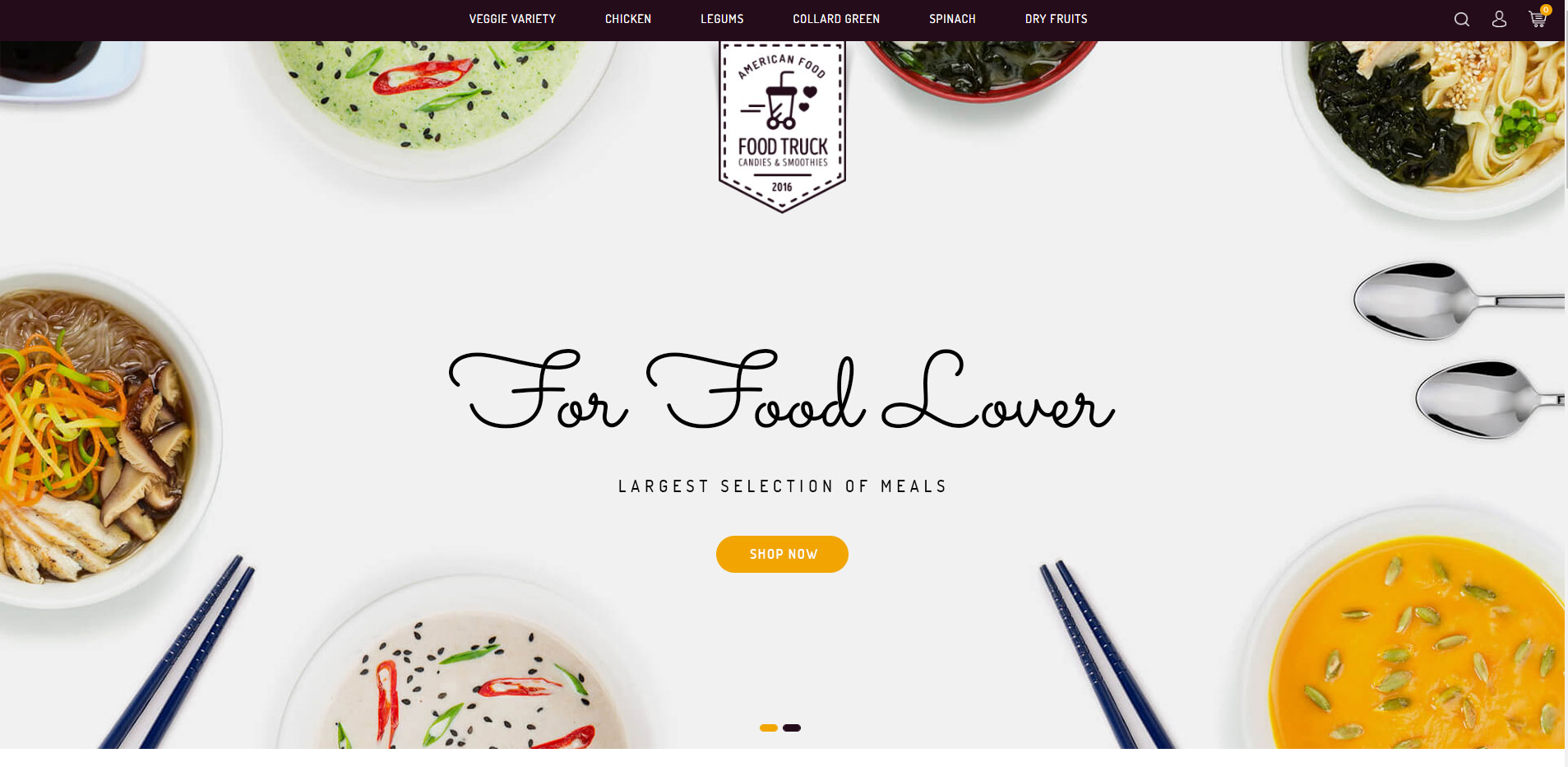 Truk Makanan - Tema Restoran Makanan Prestashop