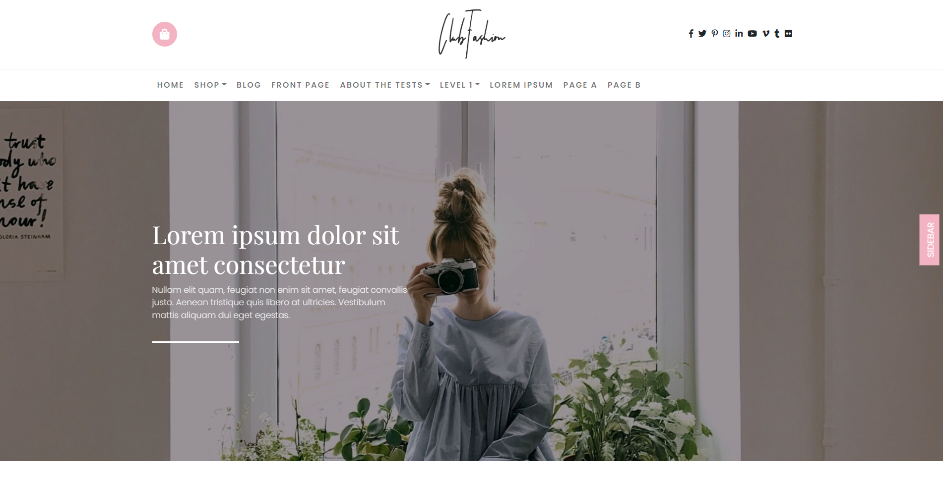 ClubFashion - ธีม WordPress แฟชั่น