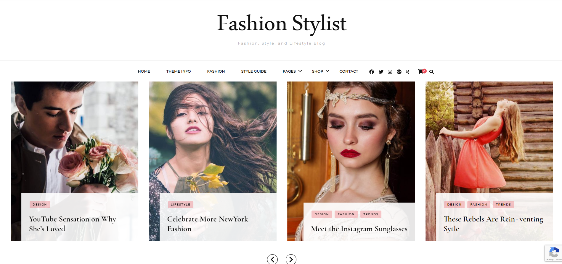 Fashion Stylist - ธีม WordPress แฟชั่น
