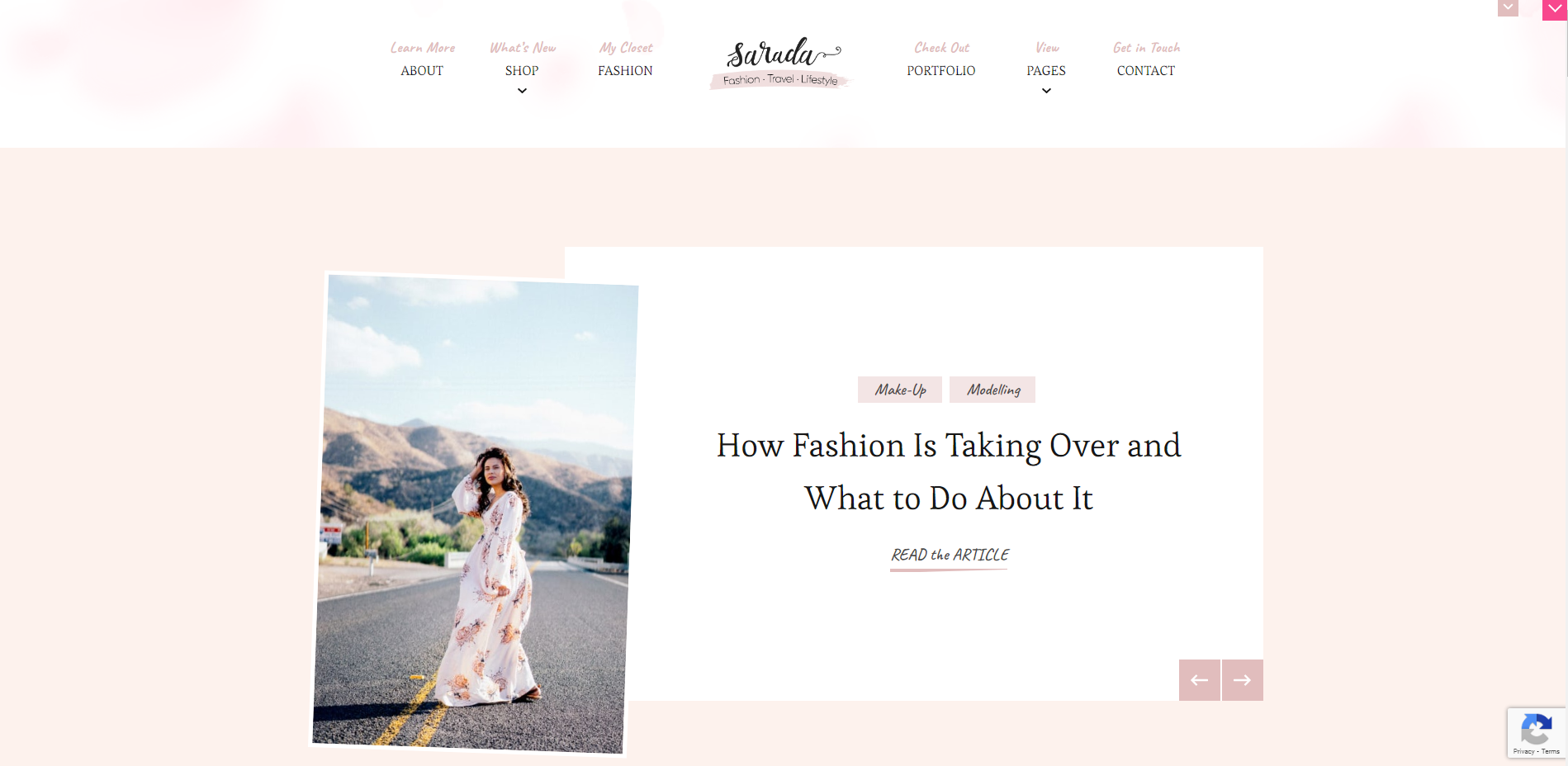Sarada light - موضوعات WordPress الأنثوية