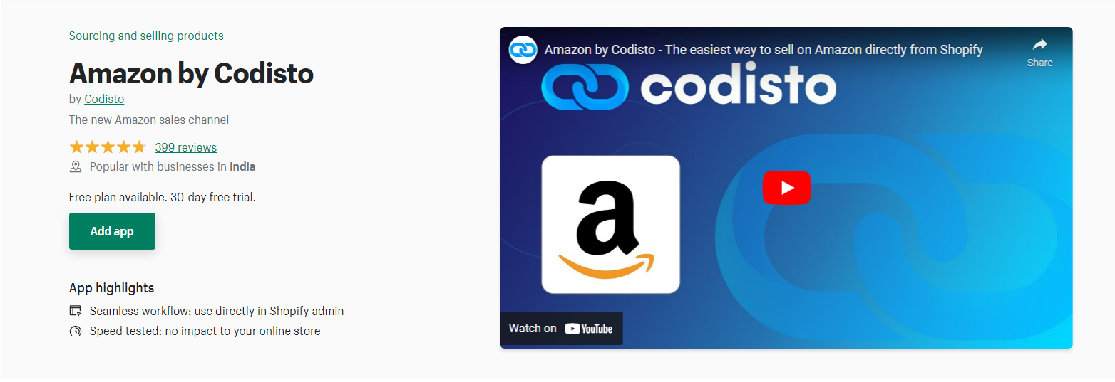 Amazon Codisto - Shopify Sprzedaj na amazon