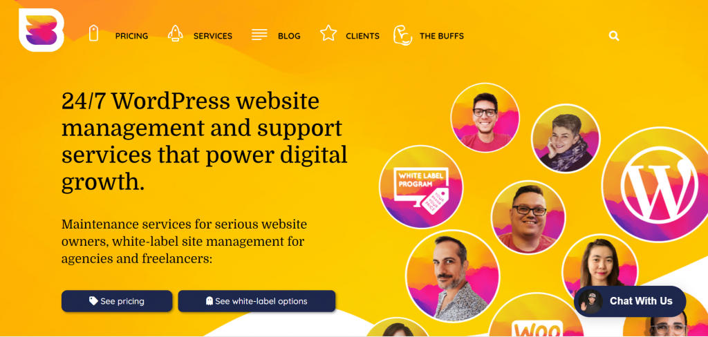 5 แพ็คเกจการบำรุงรักษา Wordpress ที่ดีที่สุดสำหรับเว็บไซต์ของคุณ 5 Wp buffs