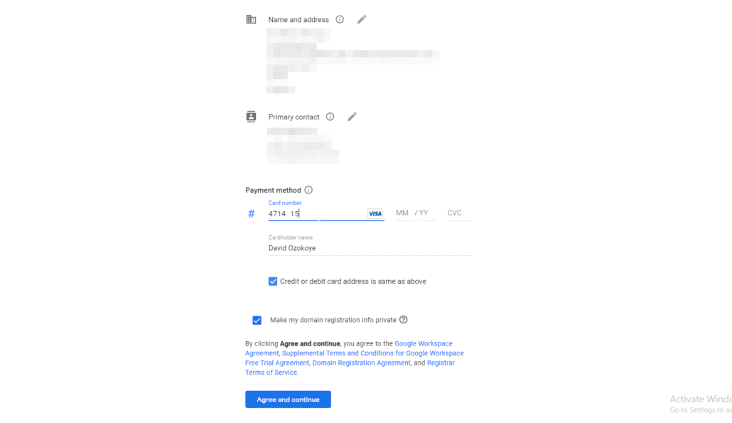 设置gmail域名