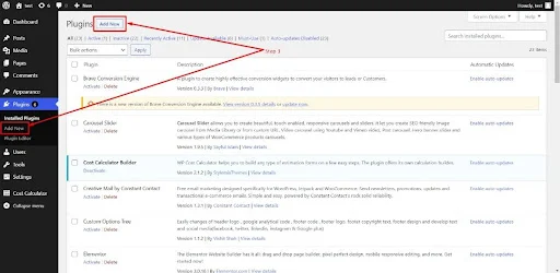 Passo 3- Plugin WP Rollback WordPress
