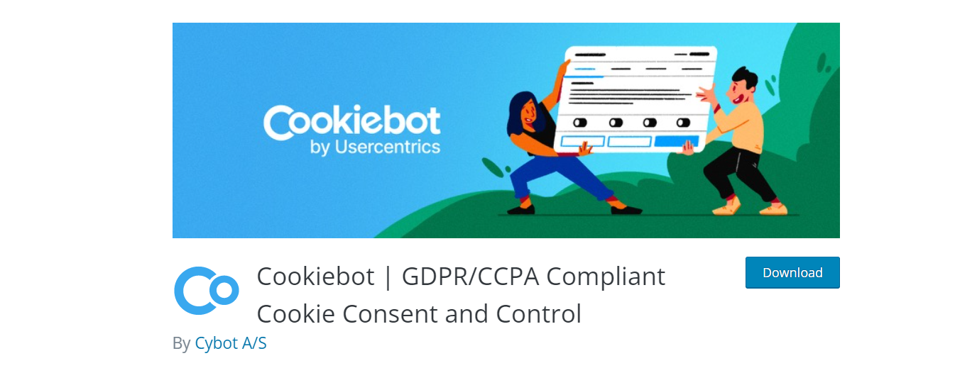 Cookiebot - WordPress Cookie 同意插件
