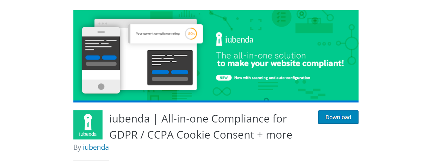 iubenda - WordPress Cookie 同意插件