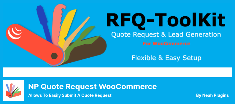 NP Quote Request WooCommerce Plugin - يسمح بإرسال طلب عرض أسعار بسهولة