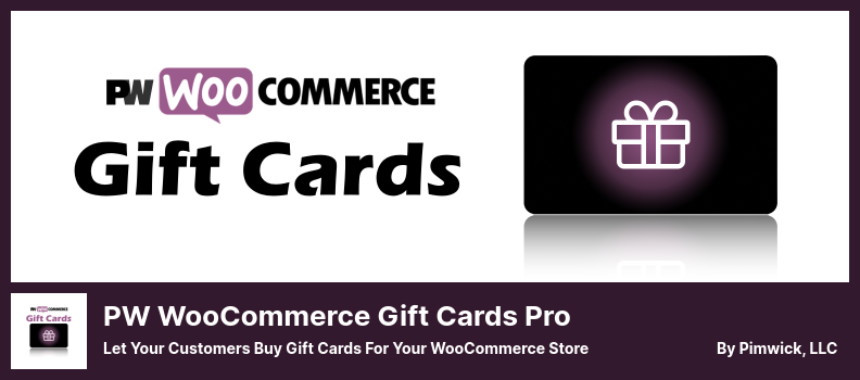 ปลั๊กอิน PW WooCommerce Gift Cards Pro - ให้ลูกค้าของคุณซื้อบัตรของขวัญสำหรับร้านค้า WooCommerce ของคุณ