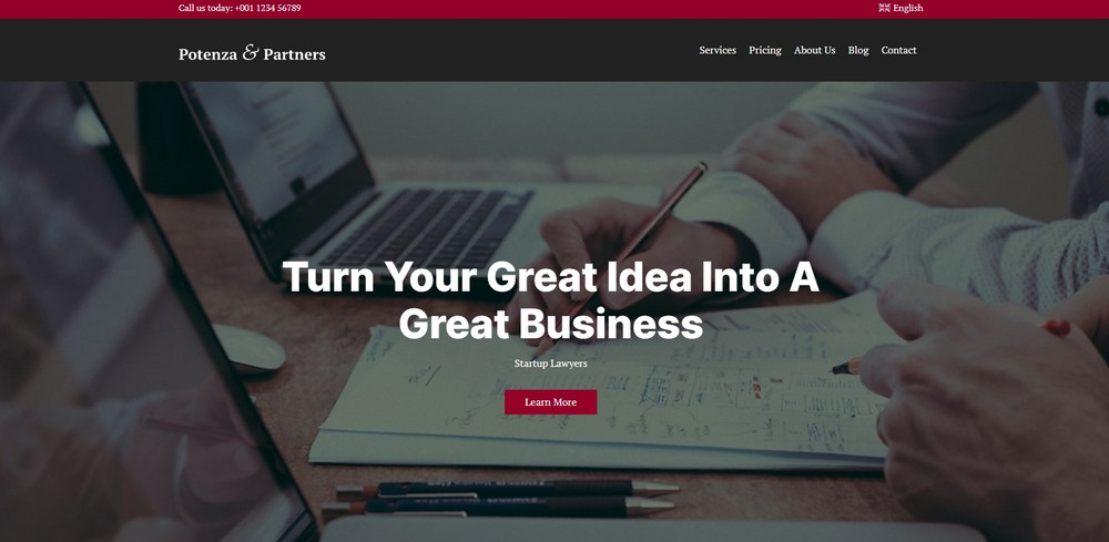 ธีม Potenza WordPress