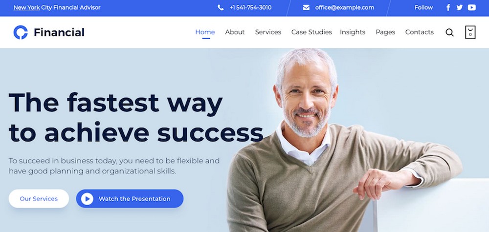Doradztwo motyw WordPress