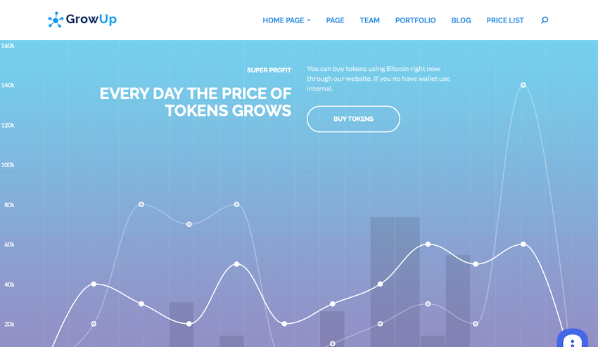 Motyw GrowUp WordPress