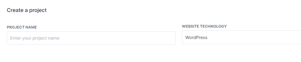 Weglot'ta yeni bir proje ekleme