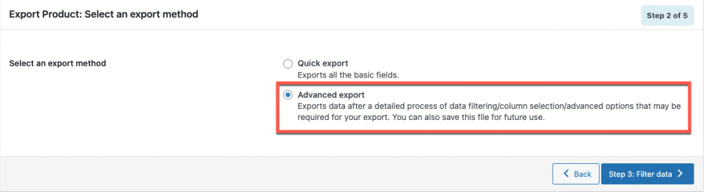 Exportar assinatura Produto Selecione um método de exportação