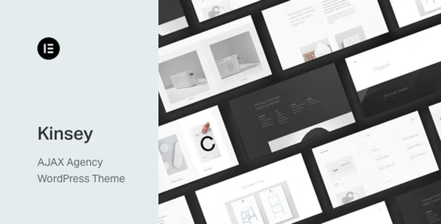 Kinsey - motyw WordPress agencji ajax