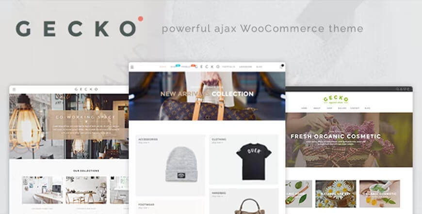 Gecko - najlepszy motyw ajax woocommerce