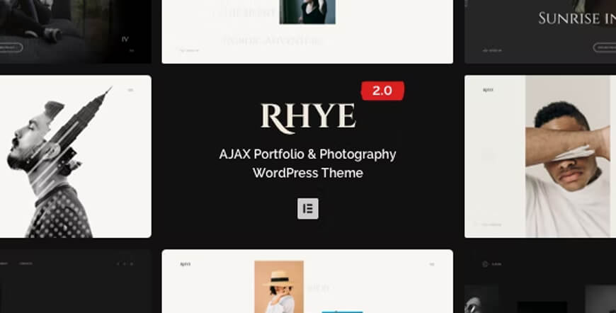 Rhye - motyw WordPress ajax portfolio