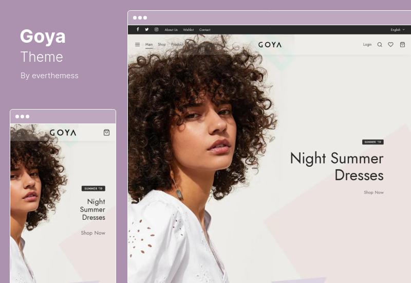 Goya 테마 - 현대 WooCommerce 테마